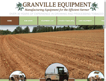 Tablet Screenshot of granvilleequipment.com